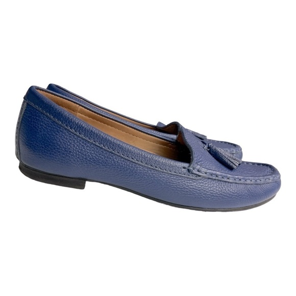 Driver Club Murray Hill Leather Loafer Blue 8.5 - Picture 3 of 16
